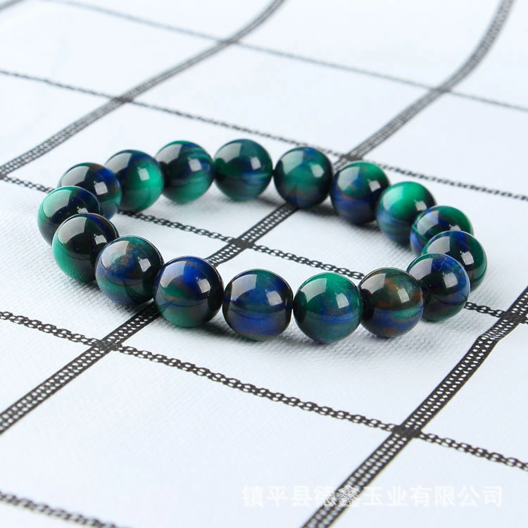 非金属手链 SS级典藏类传承文化 绿色苍穹手串20mm 珍宝馆s219