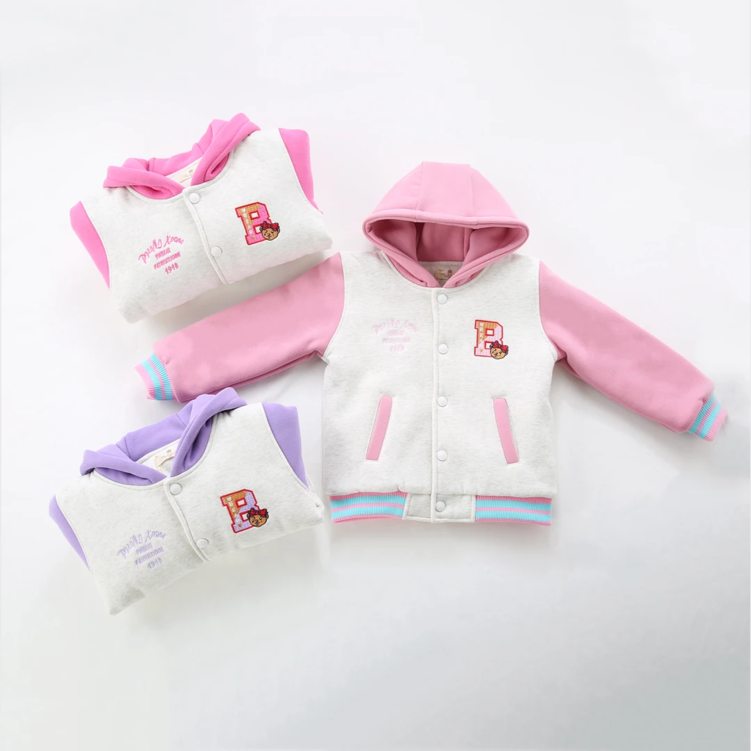 24317女孩一件过冬大棉袄女童三层加厚加棉大棉袄女宝洋气大棉袄