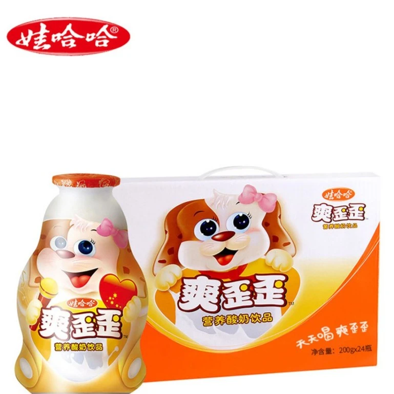 娃哈哈爽歪歪酸奶饮品200g/瓶哇哈哈儿童早餐乳饮料饮品酸酸甜甜