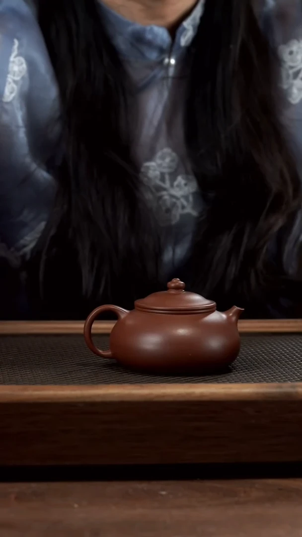 【闪购商品】紫砂茶壶四号井底槽青寒江150CC