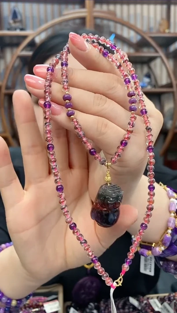 【闪购商品】苏纪石（舒俱来）DIY项链/多样性发未镶嵌R210