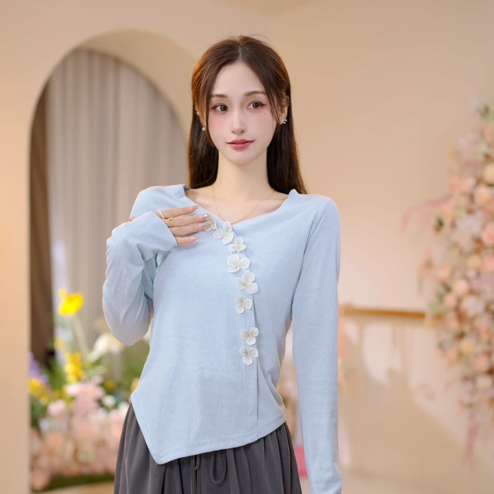 3463 D舞蹈服女现代成人上衣练功日常跳舞专用新款形体服古典专业