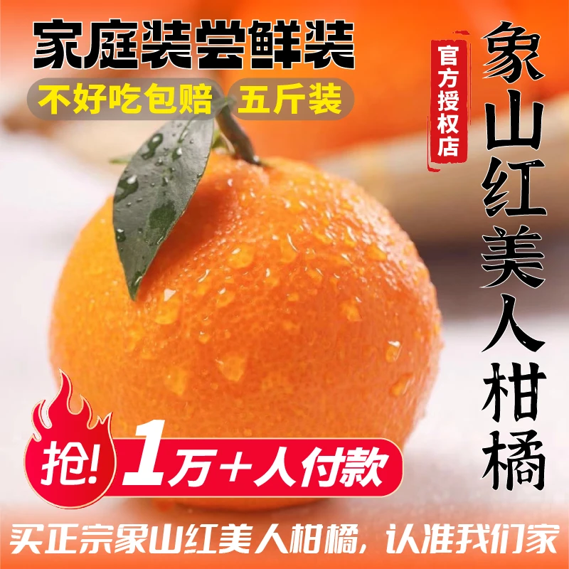 【家庭分享装】正宗象山红美人柑橘爱媛28号果冻橙新鲜采摘桔子当季
