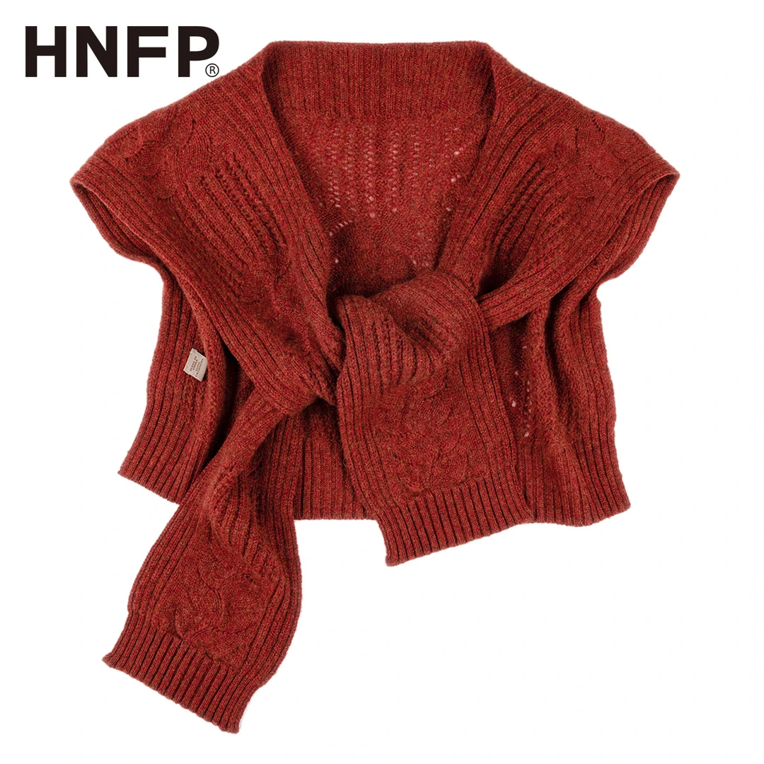 只是100%山羊绒百搭针织空调房披肩女四季可穿外搭保暖坎肩护肩