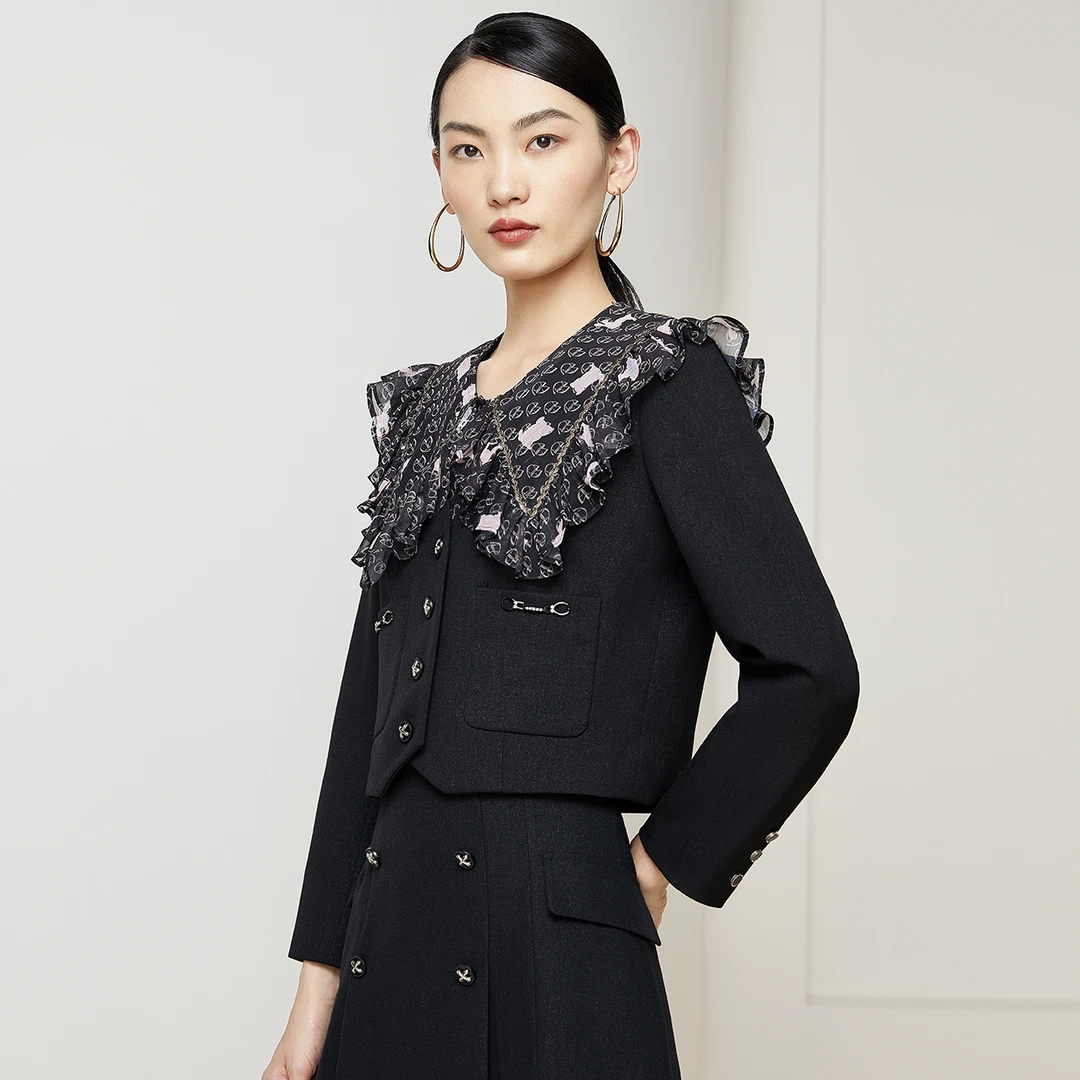 茜舞小外套女2024短款百搭上衣【31A335】