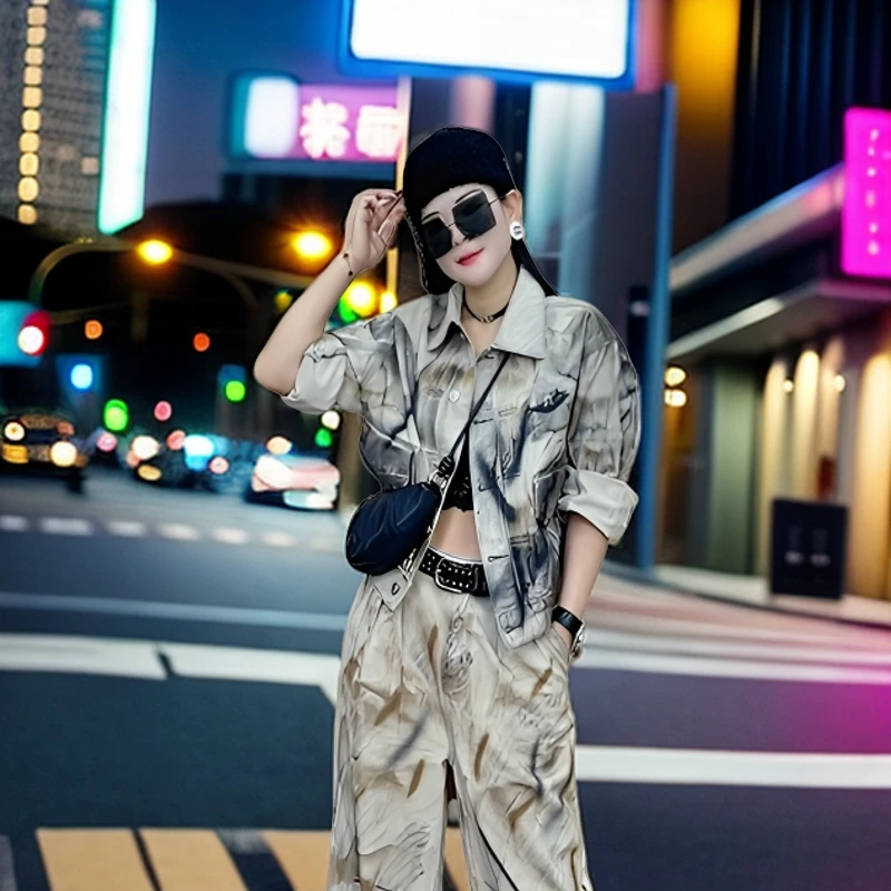 欧版高档个性牛仔外套