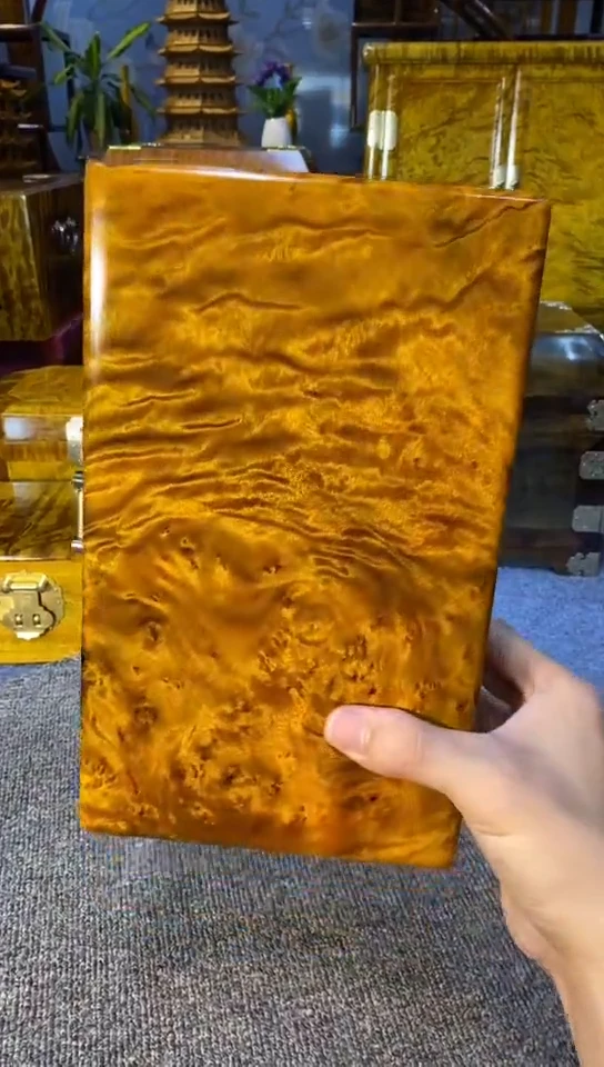 【闪购商品】乌木类成套家具金丝楠首饰盒a31