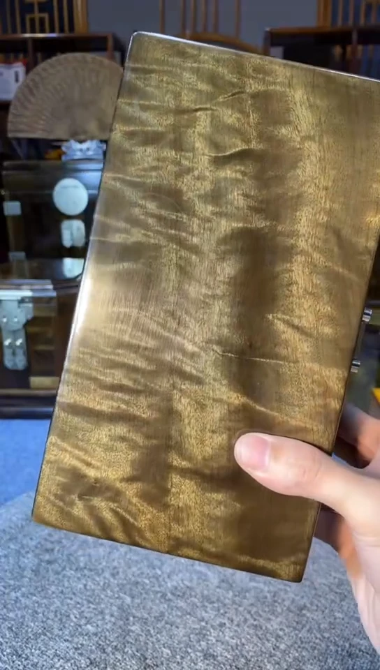 【闪购商品】金丝楠阴沉木乌木收纳盒a15