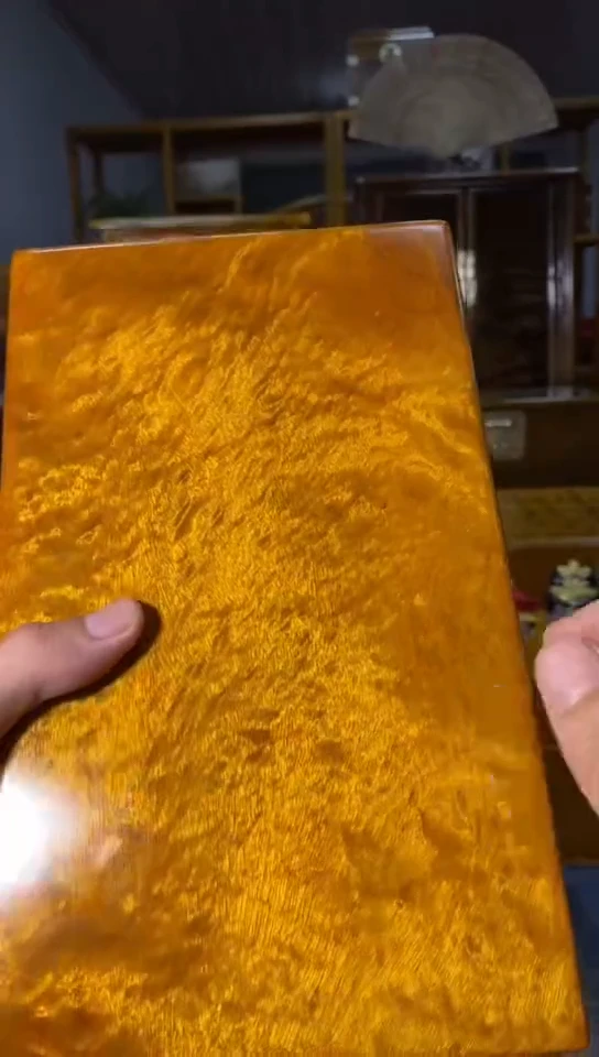 【闪购商品】金丝楠木雕金丝楠首饰盒a44