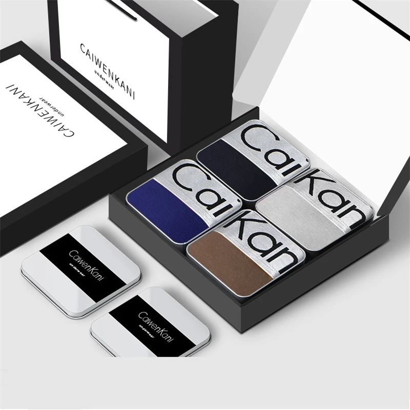 ChailinKelu男士内裤平角裤四角裤春夏季青年运动短裤内裤礼盒装