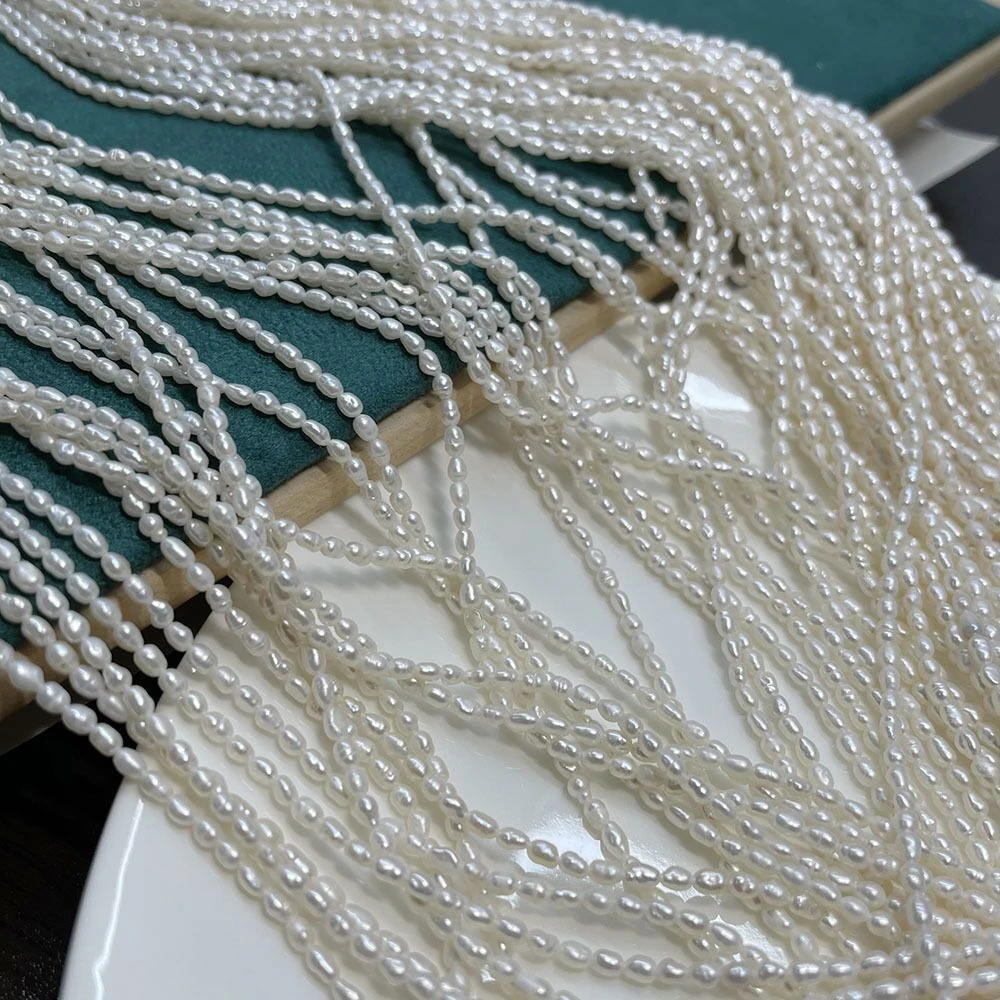 合金项链 异形小米珠项链时尚锁骨链小颗粒颈链女年轻diy休闲百搭