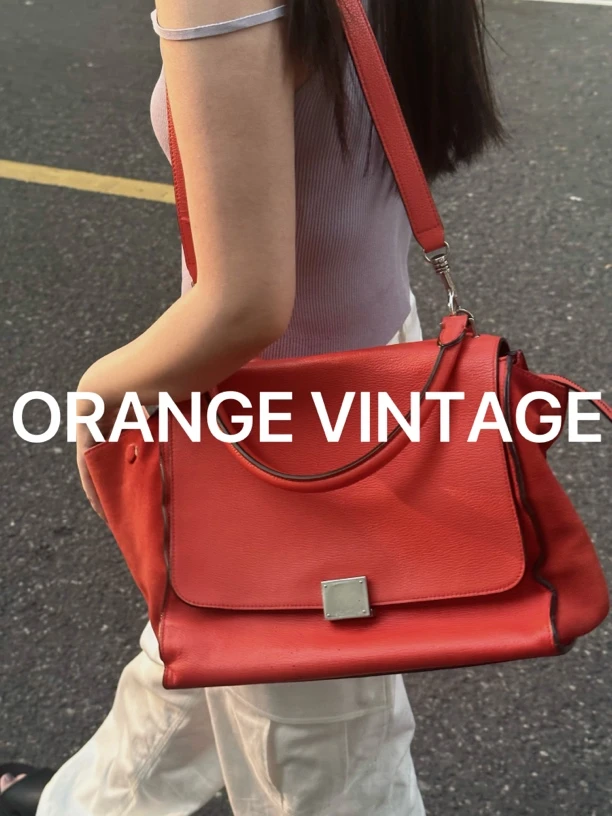 90新 Celine/思琳 麂皮秋千包