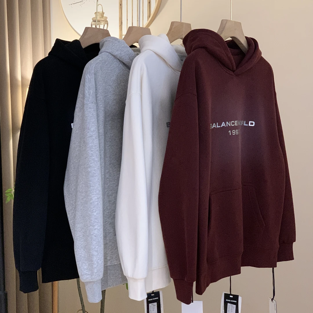 【加绒加厚连帽卫衣】M6315情侣男女同款卫衣，棉质面料，保暖舒适