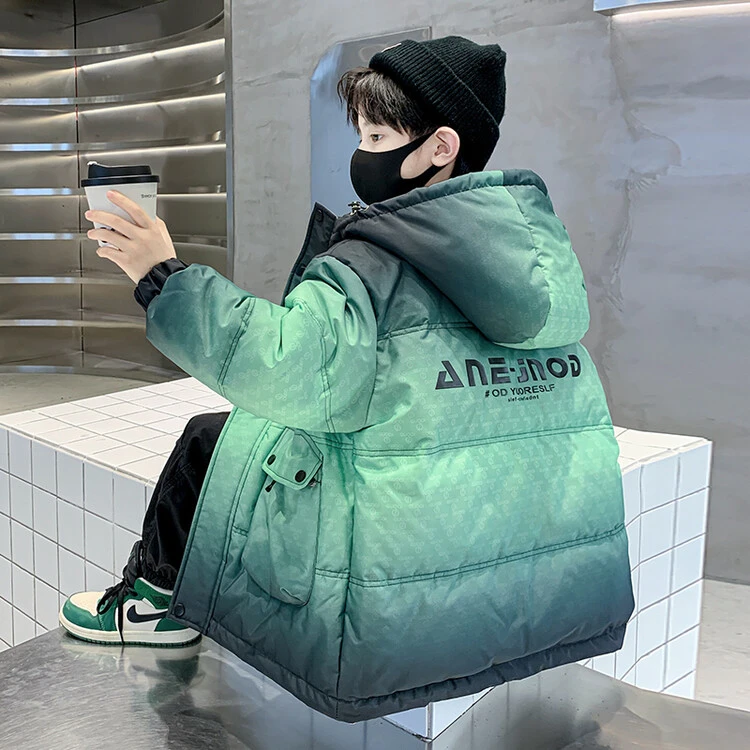 男童冬装棉服2025新款洋气中大儿童冬季男孩棉袄加厚外套棉内胆潮