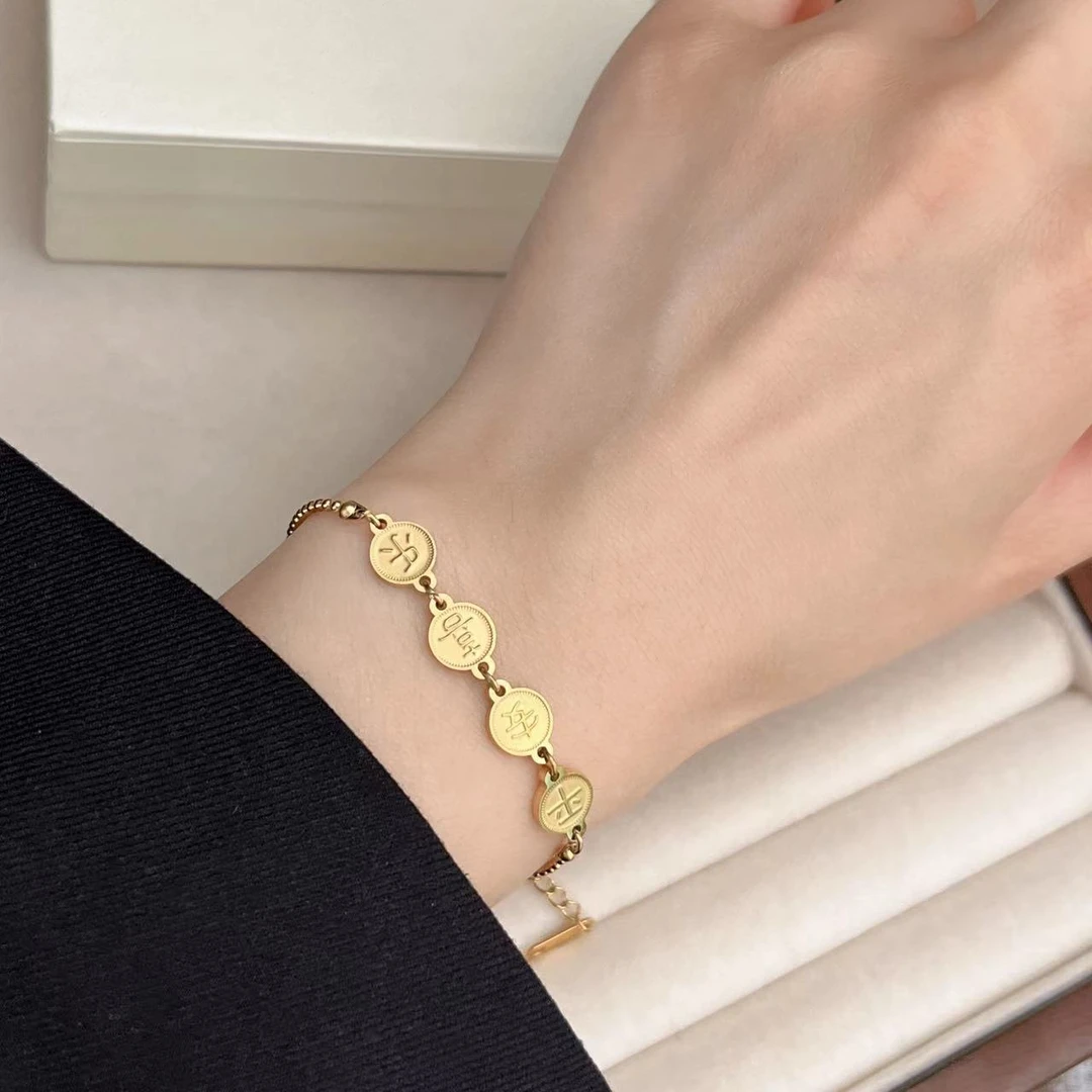 钛钢手链 D223  时尚轻奢百搭个性小众简约ins精致手链