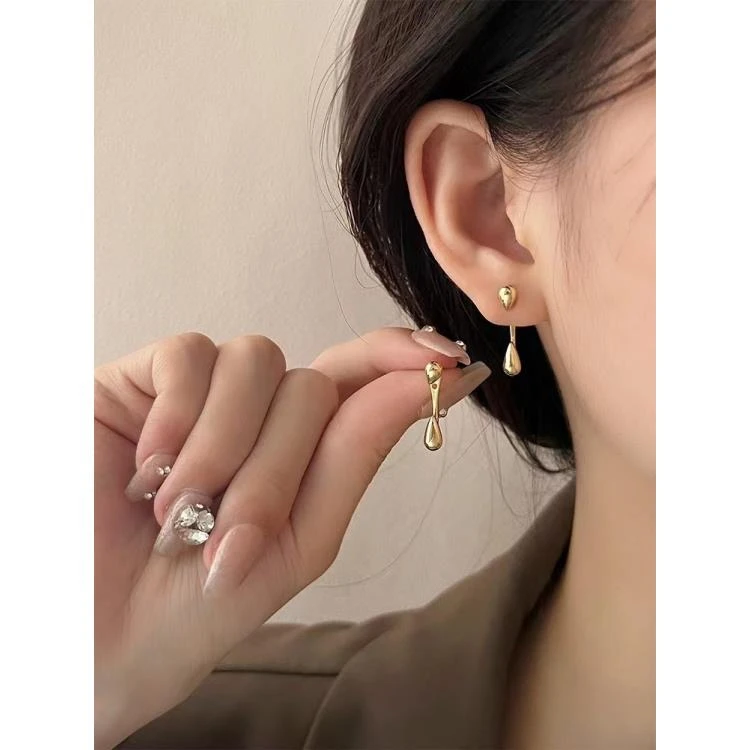 铜合金耳饰 H050 气质时尚百搭复古小众简约经典素款法式个性