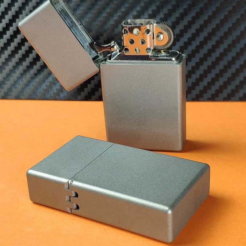 钛合金小钢炮538重甲加厚窄版煤油打火机防风个性创意高档送朋友