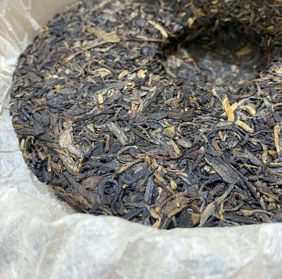 【陈升*紫印*布朗大树】2008年 生茶 普洱茶 生普