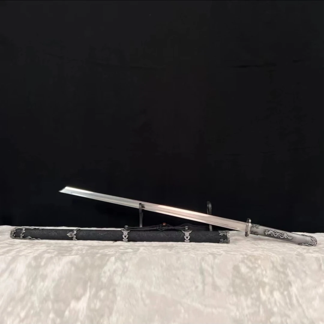 【水龙•唐横刀】锰钢唐刀合金装收藏正品 冷兵器 未开刃