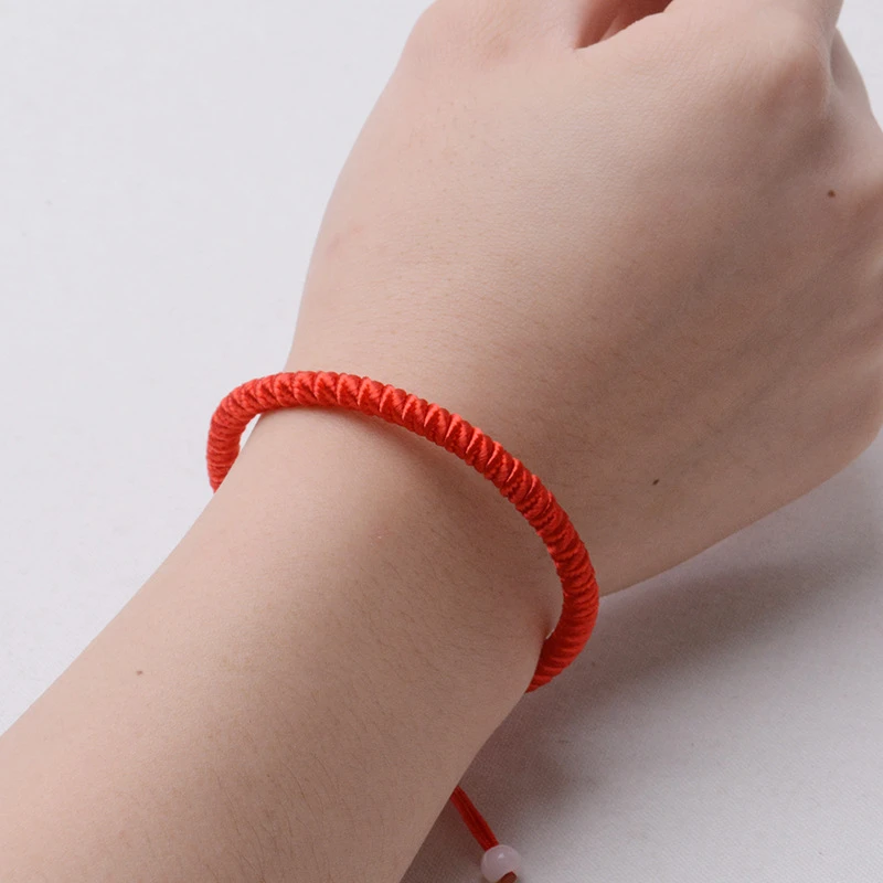 合金手链 抽拉式红绳手链 吉祥 红手链 女款手绳手链批发网店小