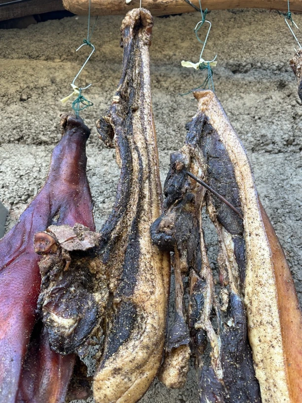 大凉山彝家腊肉撒装称重