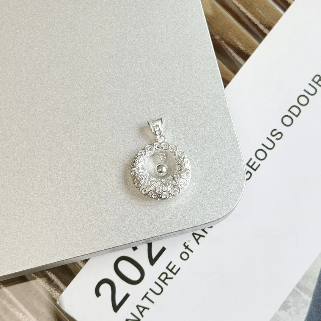 吊坠足银 【怀安吊坠】足银990吊坠气质轻奢时尚百搭灵动