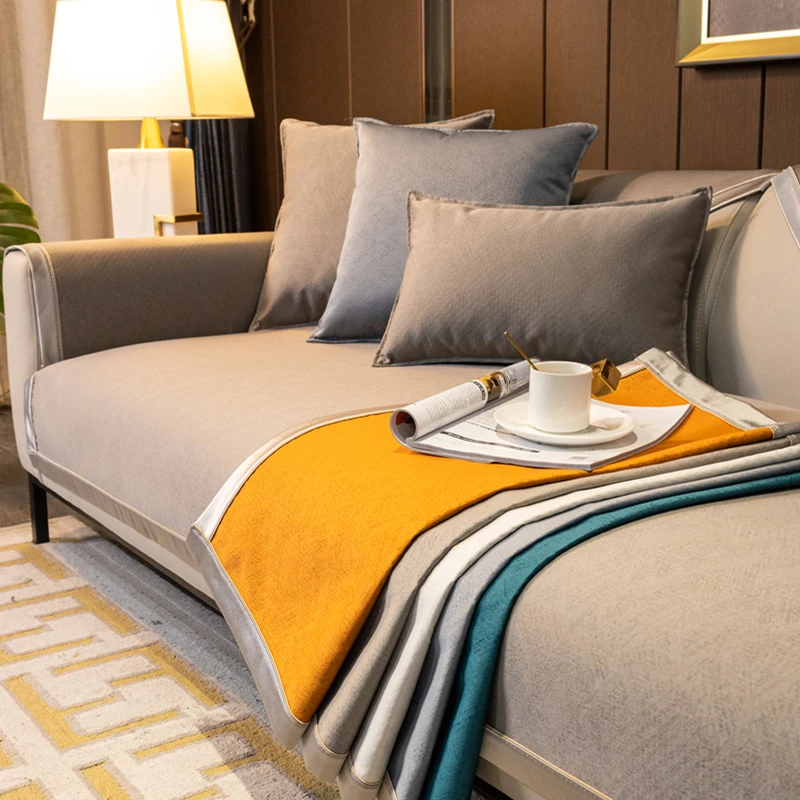 【暗影提花】3座加妃现代轻奢四季沙发垫加长直排坐垫