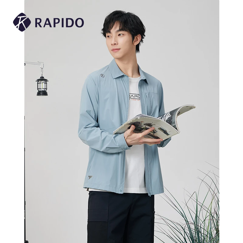 RAPIDO雳霹道2025年春夏新款男士O系列衬衫领上衣外套CN4376O38