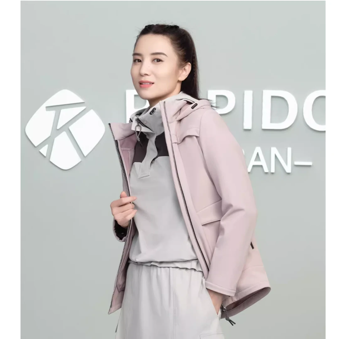 RAPIDO雳霹道秋季宋佳同款女士户外防风保暖摇粒绒夹克CP2839O54