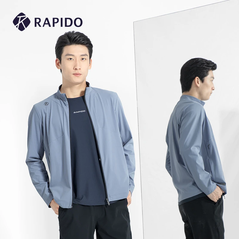 RAPIDO雳霹道秋季新款男子运动夹克拉链连帽休闲CN2676G01