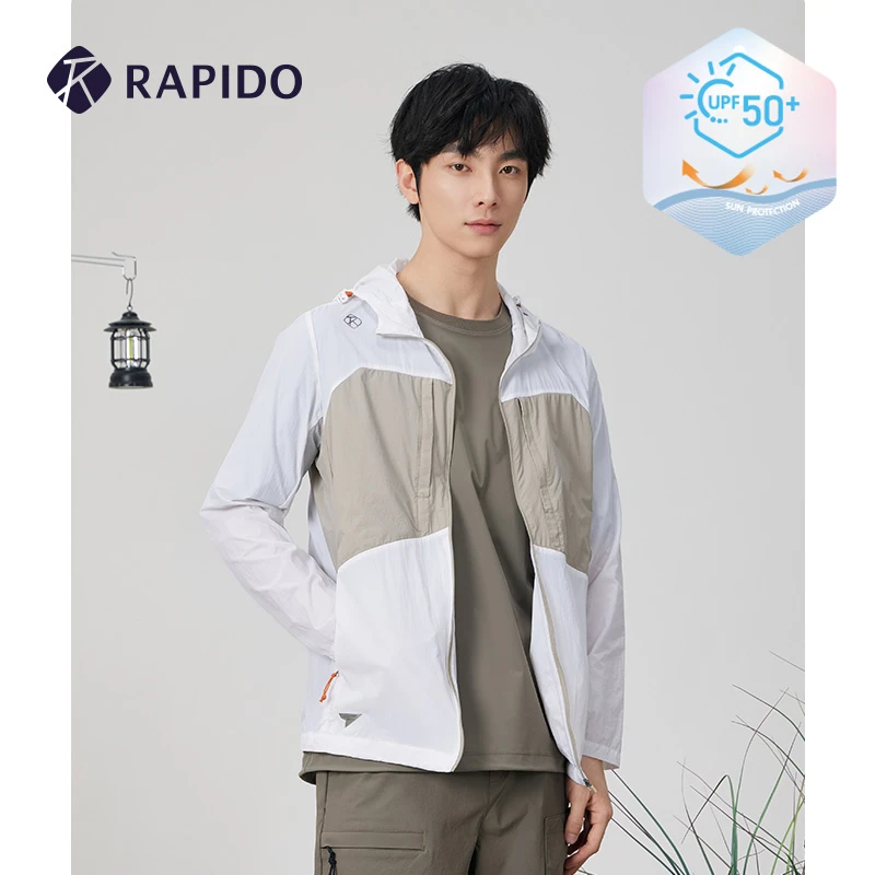 RAPIDO睿必度25春夏新款男士轻薄UPF50+防晒外套CN4339O42雳霹道