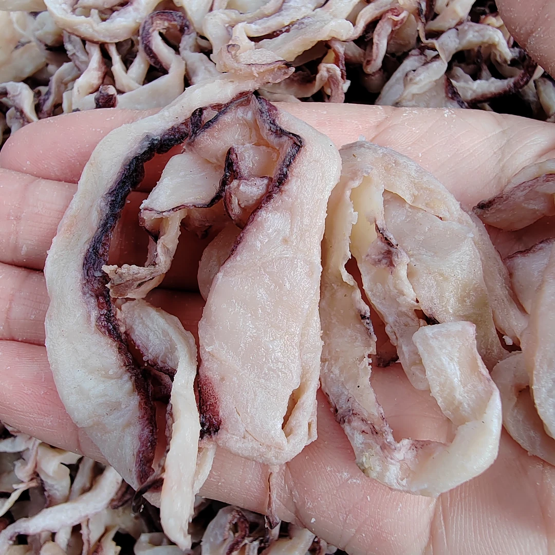 广东本港鱿鱼圈鱿鱼肉海鲜干货鱿鱼 炒辣椒 炒韭菜 非常下饭