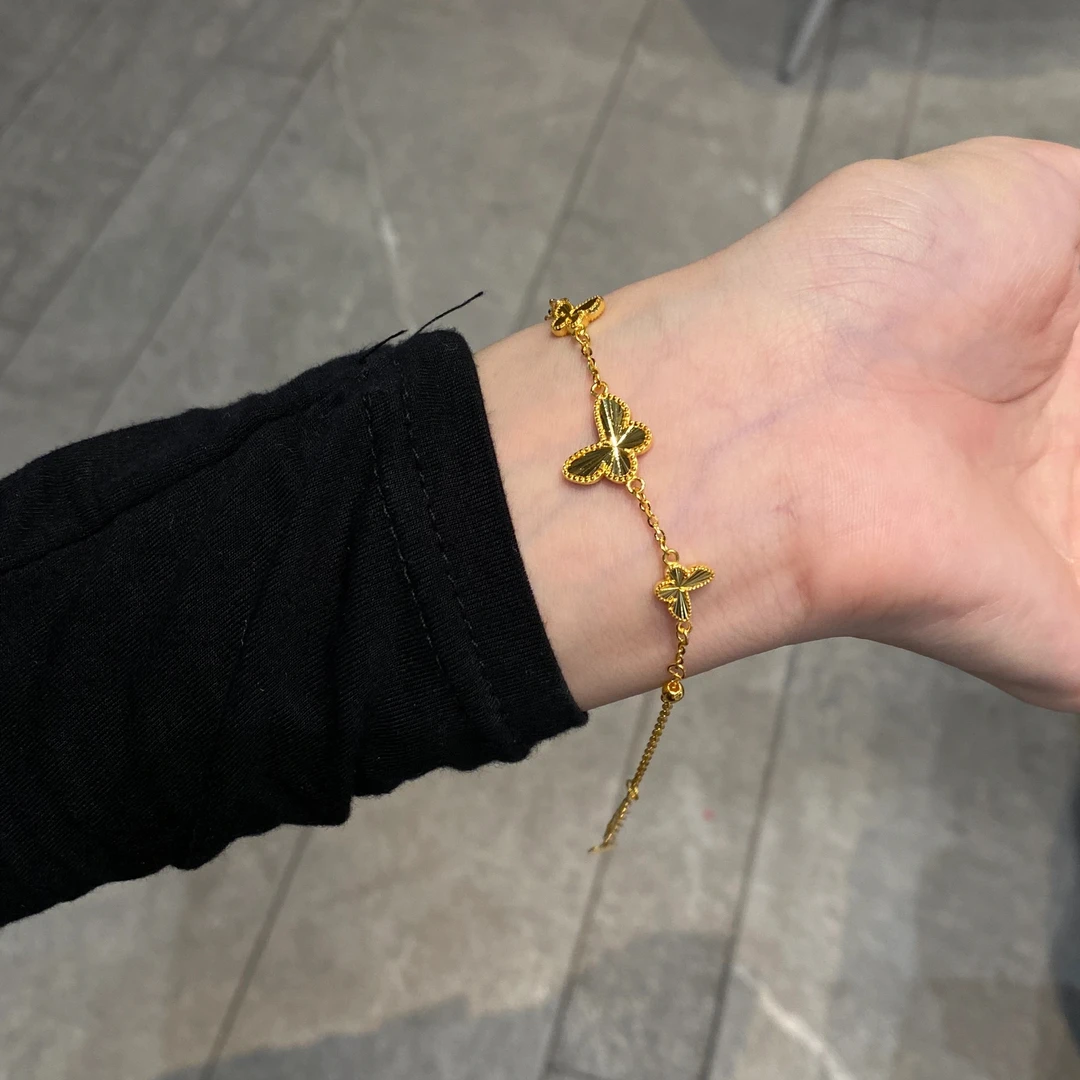 钛钢手链 蝴蝶手链