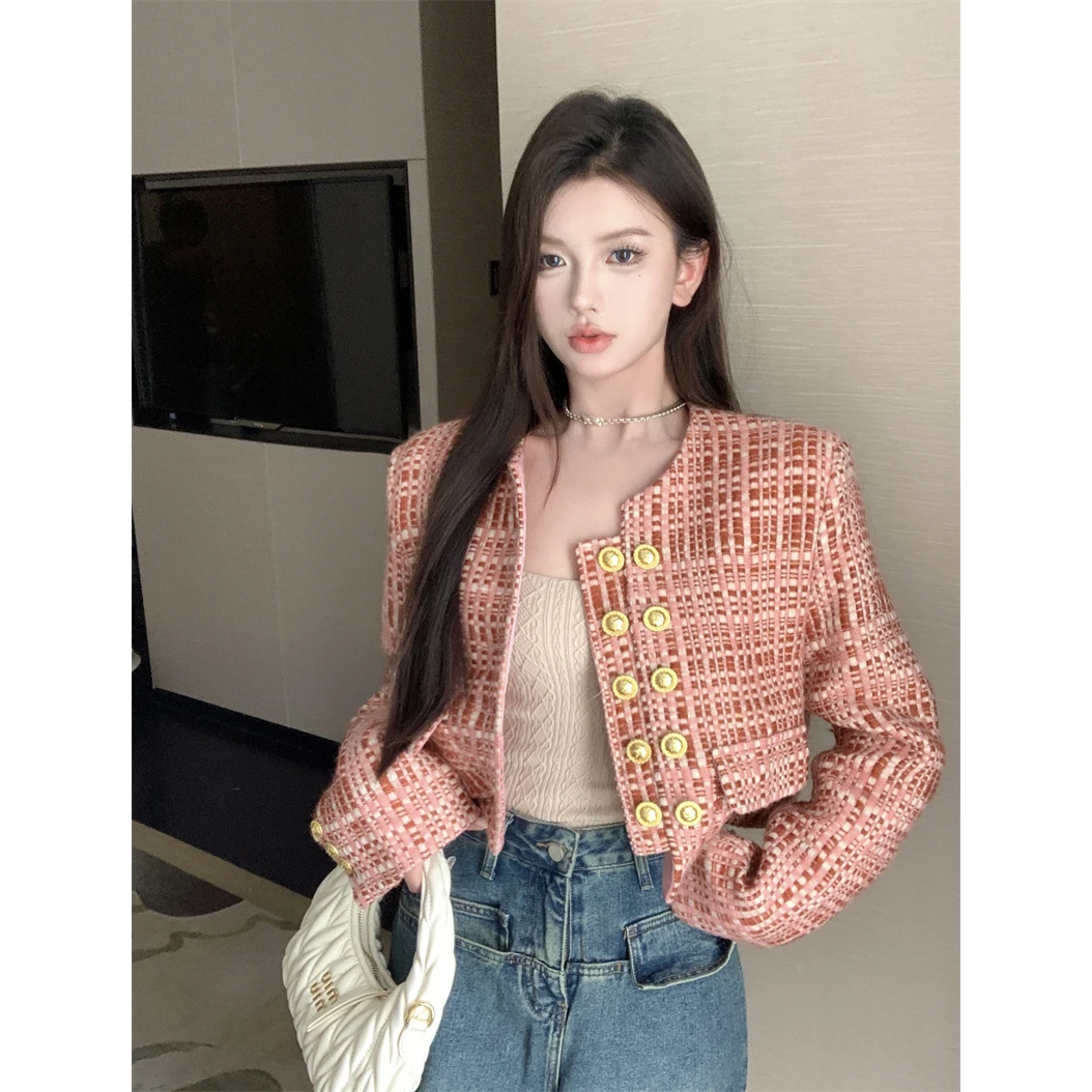 小香风超好看外套女士秋冬季法式名媛气质高级感小众百搭短款上衣