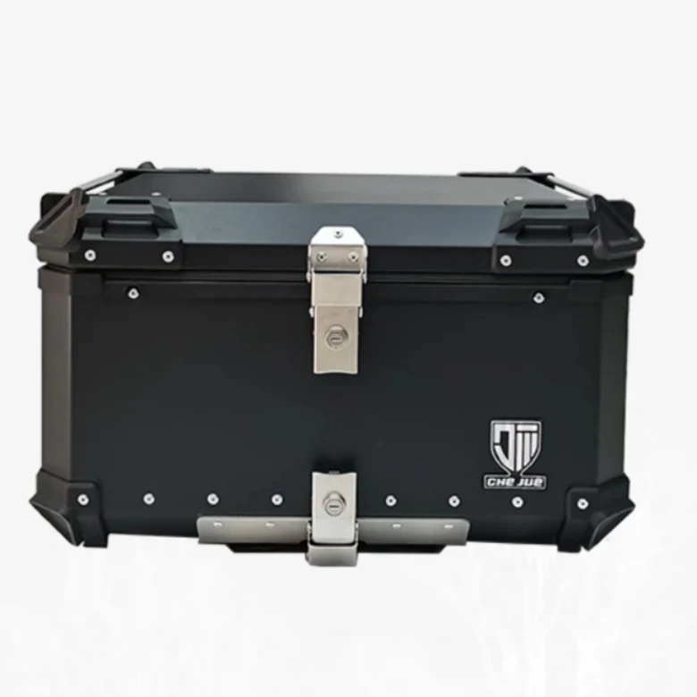 好佣摩托车110升特大号外卖专用铝合金尾箱快递专用加高型后尾箱