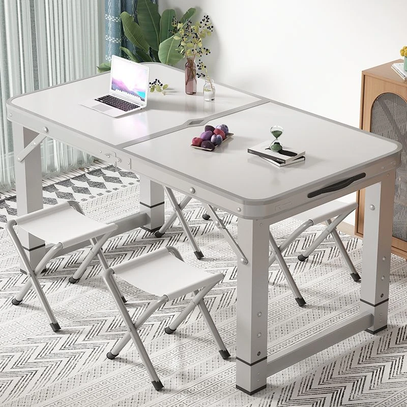 折叠桌电脑桌户外夜市摆摊便携式折叠桌简易家用小桌子折叠餐桌椅