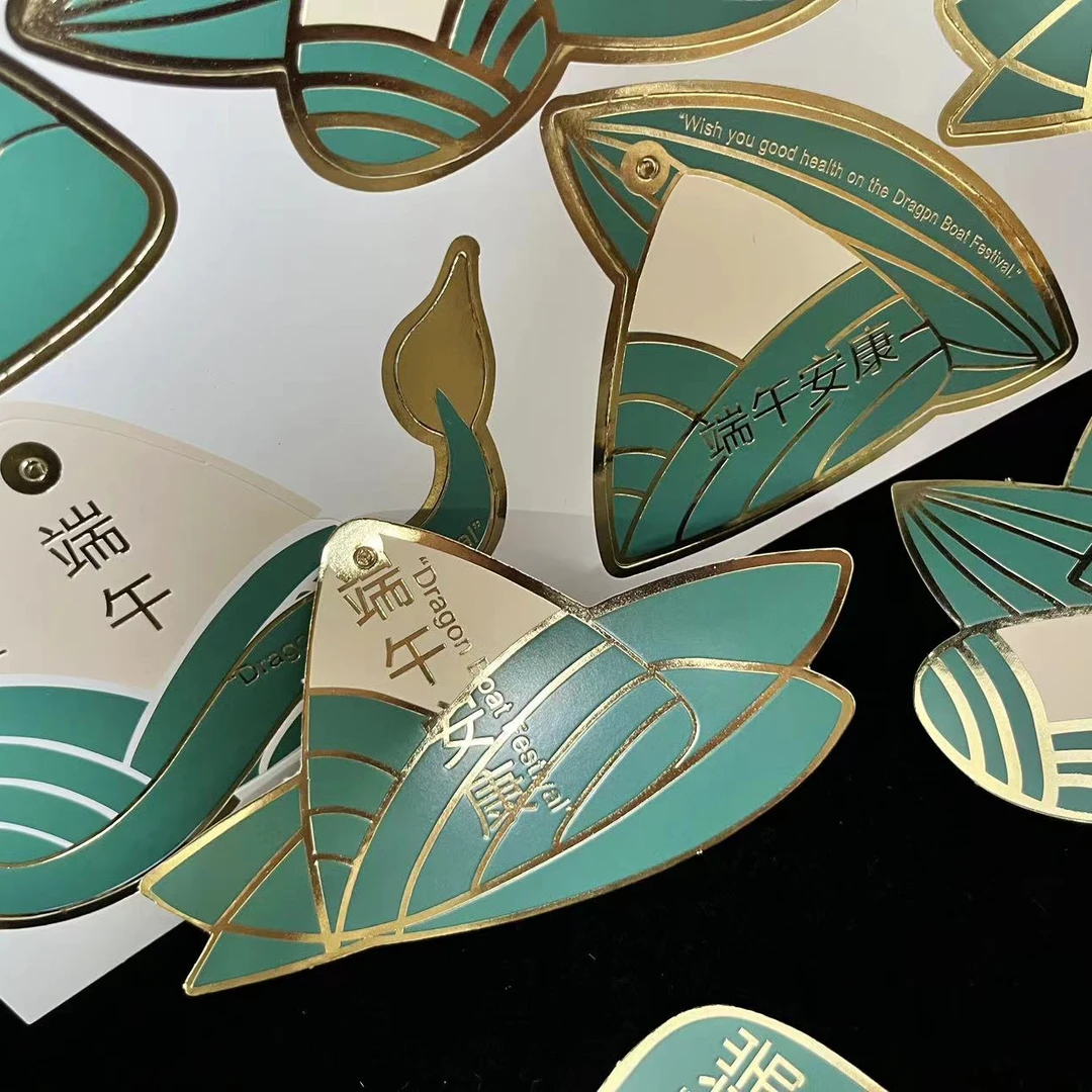 【1帮1】24年新款端午节新中式贺卡花艺花束包装卡片