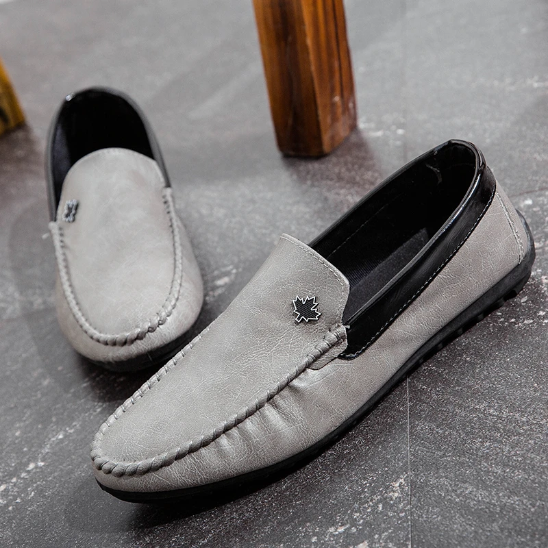 2025新款豆豆鞋男韩版秋季休闲皮鞋男潮流青年开车男鞋百搭懒人鞋