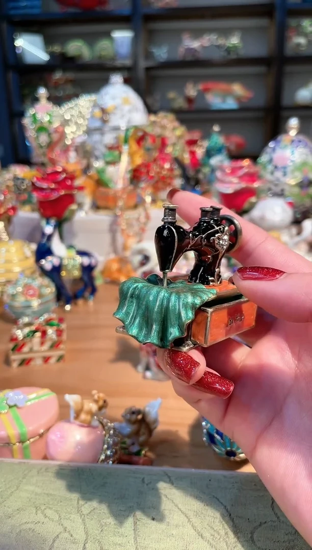 【闪购商品】精致珐琅彩首饰盒