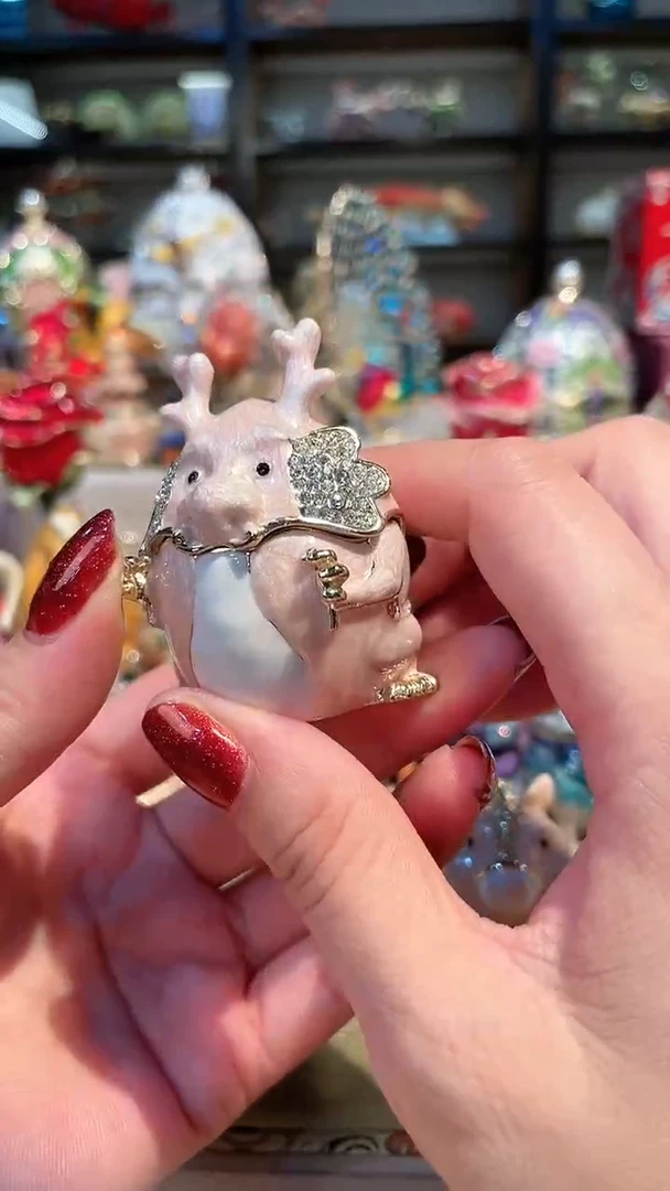 【闪购商品】珐琅彩首饰收纳盒精致