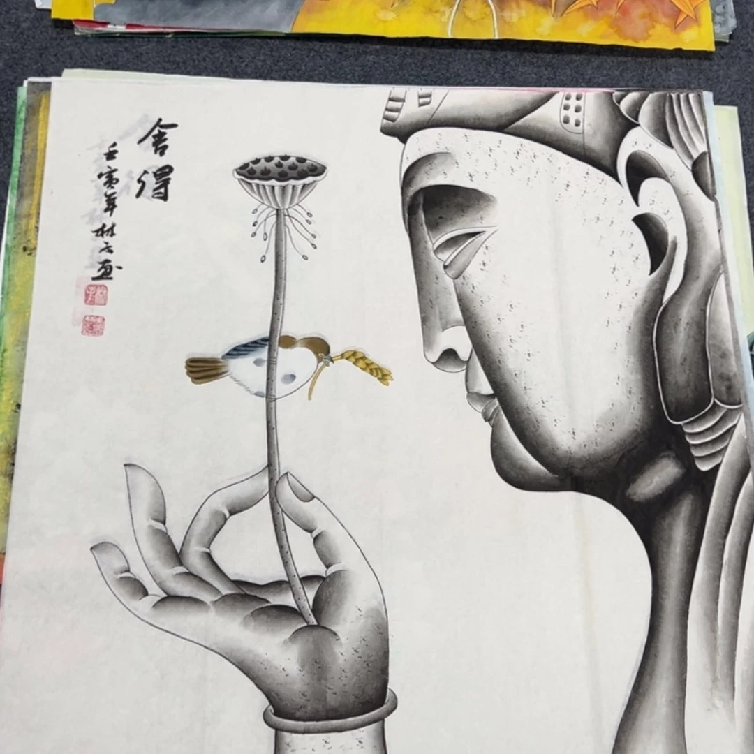 【闪购商品】绘画四尺斗方70×70