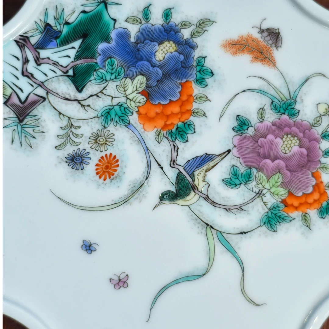 古阅和风·花鸟壶承景德镇纯手工手绘