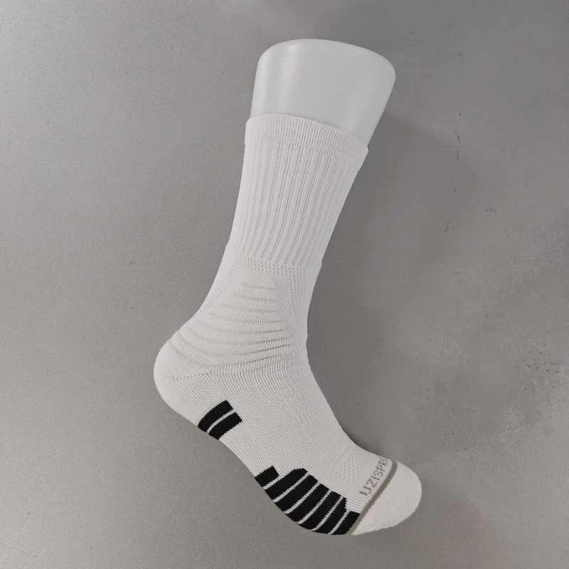 UZPO 篮球袜精英袜毛巾底高帮纯白色美式男实战nice