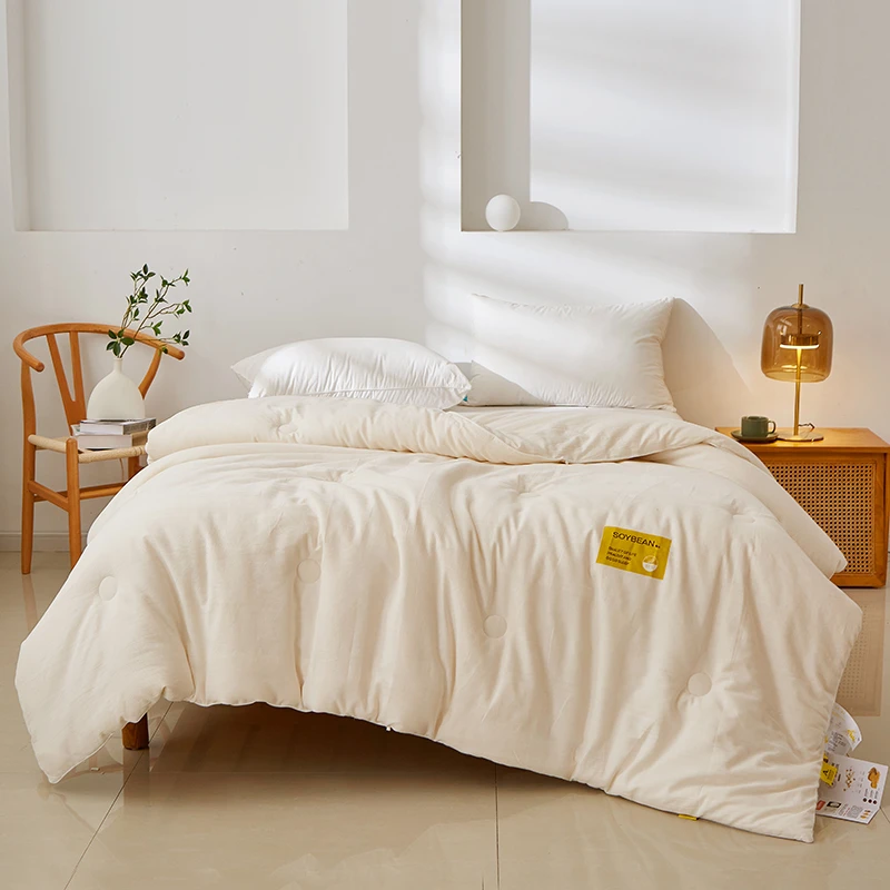 【A+母婴级】四季原棉大豆被加厚被芯冬被宿舍单人春秋被夏被棉被