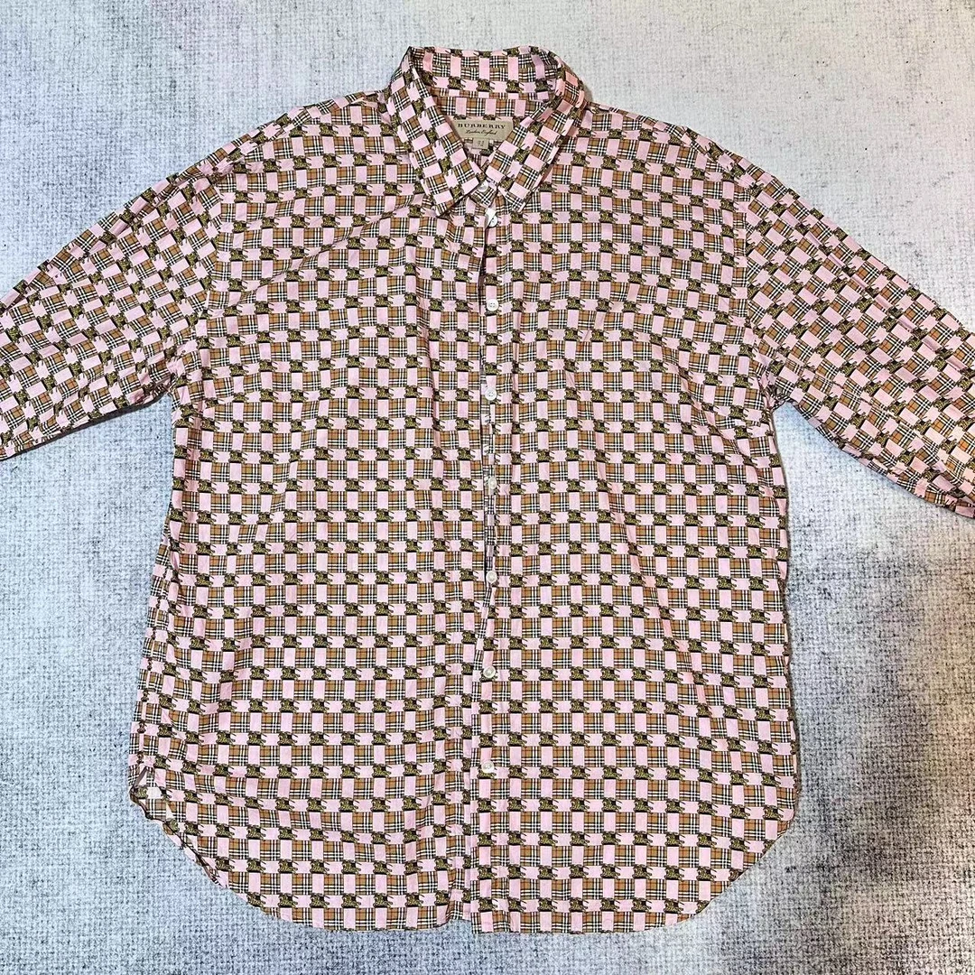 99新 BURBERRY/博柏利 满印衬衫/46码/99新