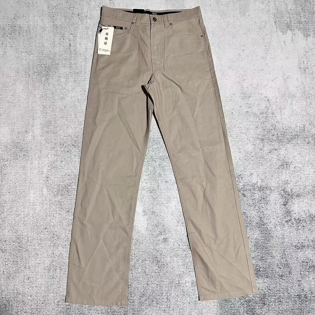 99新 HugoBoss/雨果博斯 雨果博斯/卡其色休闲长裤/32码/82腰围