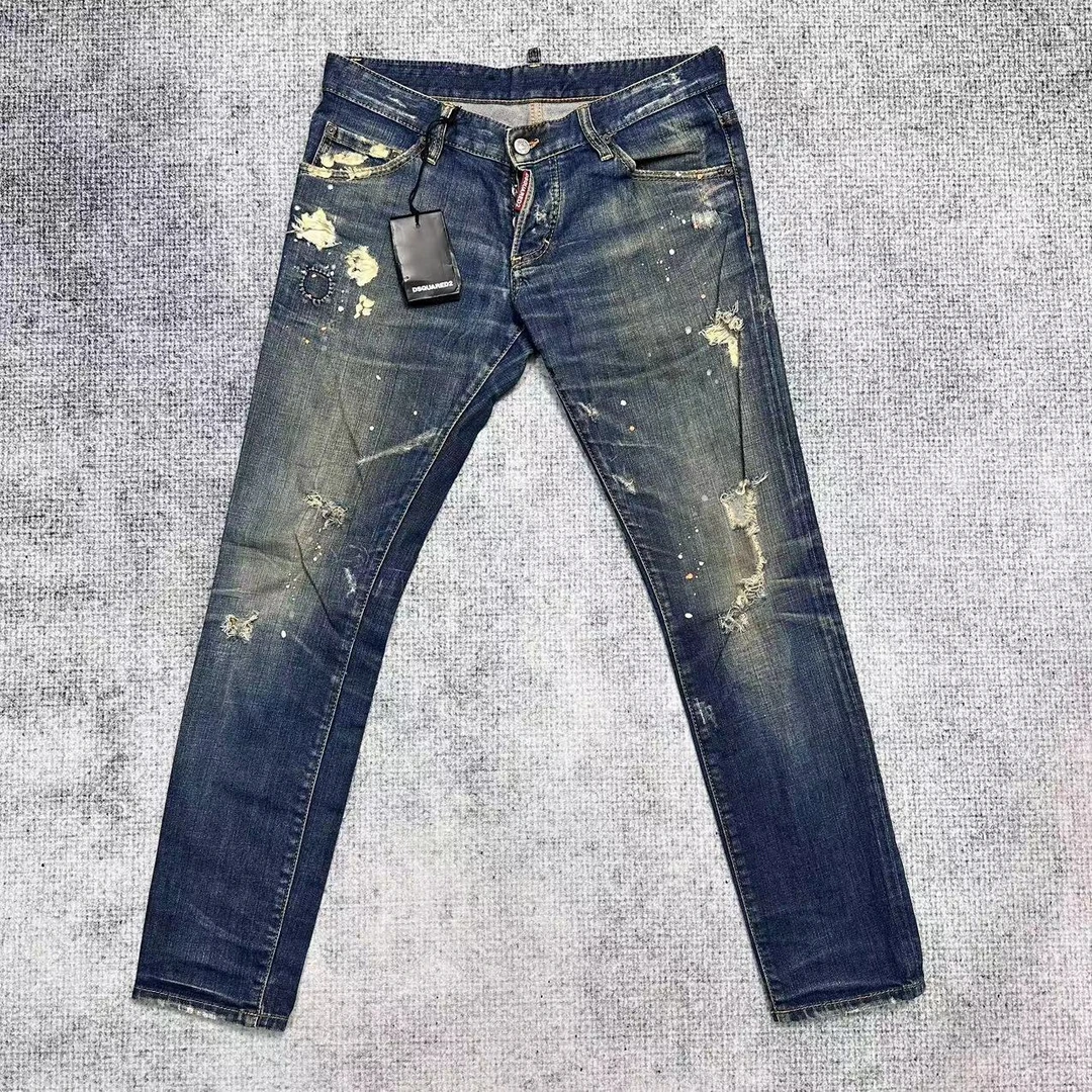 Dsquared2做旧破洞牛仔裤/48码/82腰围/非专柜原吊/99新