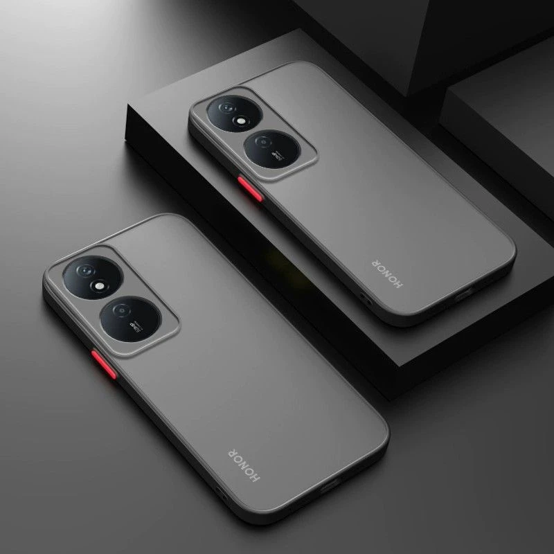 荣耀畅玩50Plus手机壳肤感磨砂撞色全包防摔硅胶超薄新款简约软边