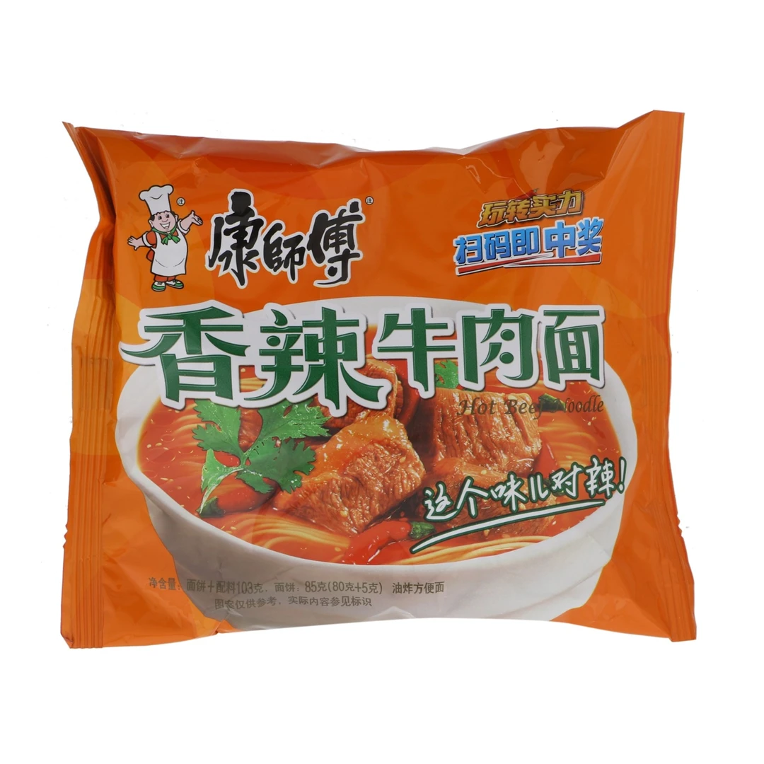 康师傅香辣牛肉面103g