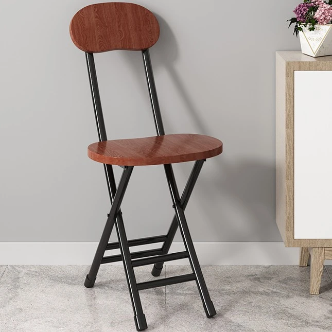 折叠椅子折叠凳子家用餐椅靠背椅培训椅阳台椅宿舍椅便携椅折叠凳